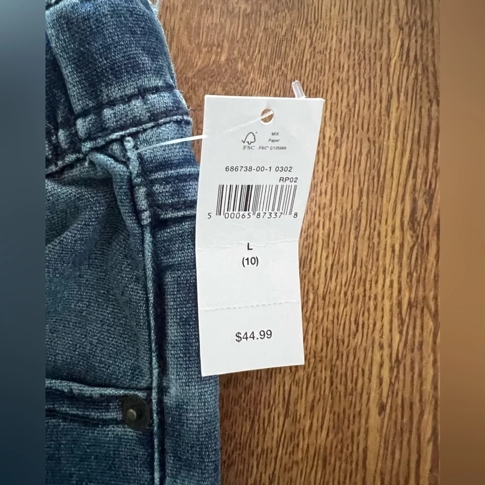 NWT Boys Gap Kids Pull-on stretch slim leg denim jeans in Boys size L